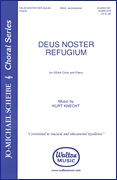 Deus Noster Refugiam SSA choral sheet music cover